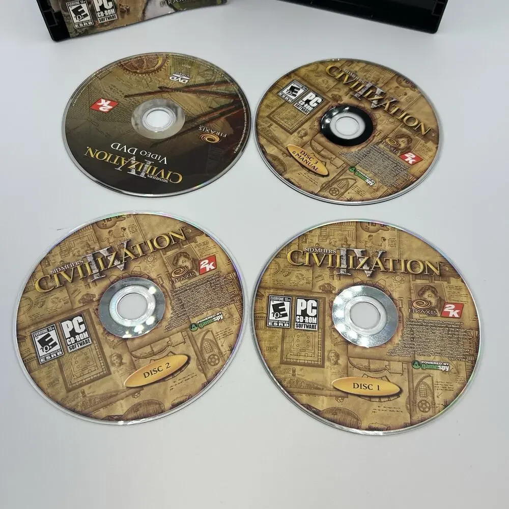 Sid Meier's Civilization 4 Game of the Year Edition PC Game 2006 (Complete, CIB)